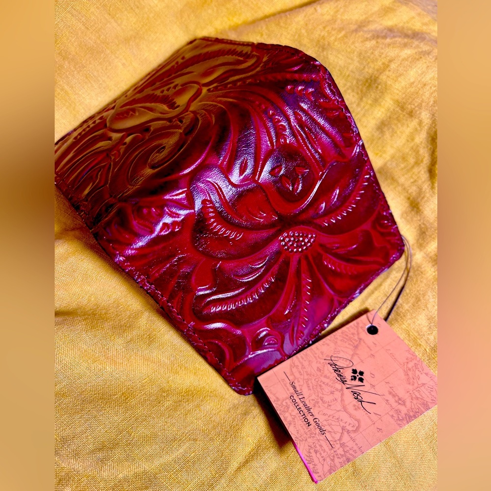 Patricia Nash Oxblood Wallet NWT